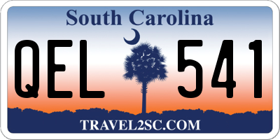 SC license plate QEL541