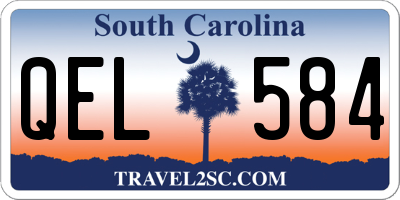 SC license plate QEL584