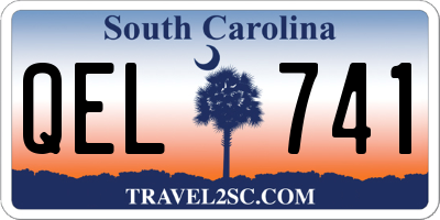 SC license plate QEL741