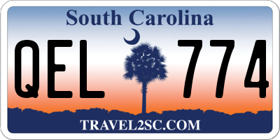SC license plate QEL774