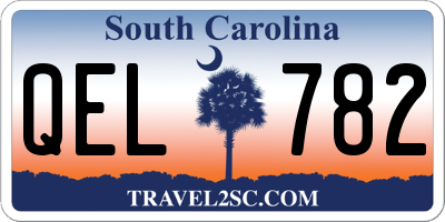 SC license plate QEL782