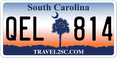 SC license plate QEL814