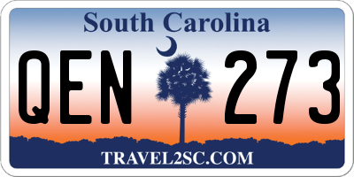 SC license plate QEN273