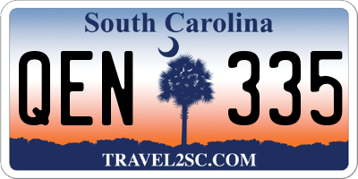 SC license plate QEN335