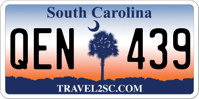 SC license plate QEN439