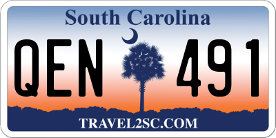 SC license plate QEN491