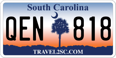 SC license plate QEN818