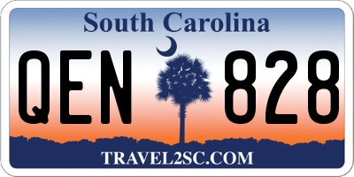 SC license plate QEN828
