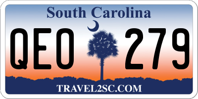 SC license plate QEO279