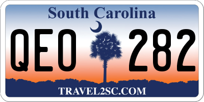 SC license plate QEO282