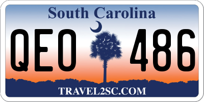 SC license plate QEO486