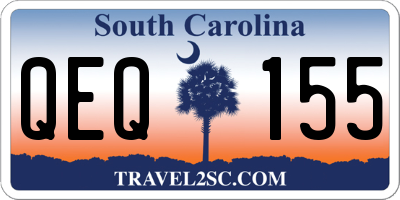 SC license plate QEQ155