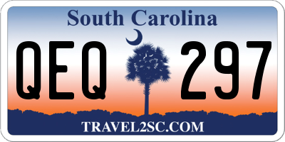 SC license plate QEQ297