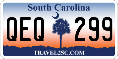 SC license plate QEQ299