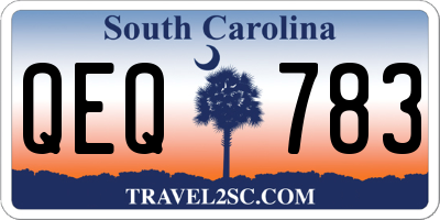 SC license plate QEQ783