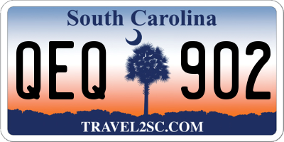 SC license plate QEQ902