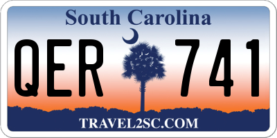 SC license plate QER741