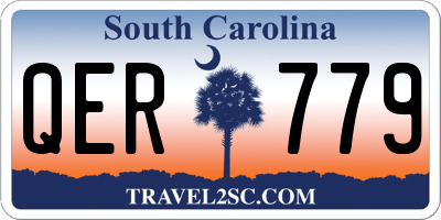 SC license plate QER779