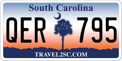 SC license plate QER795
