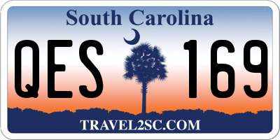 SC license plate QES169