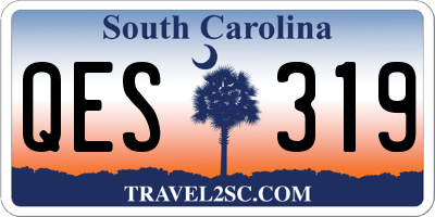 SC license plate QES319