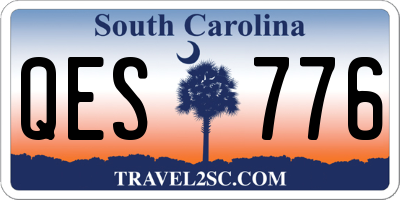 SC license plate QES776
