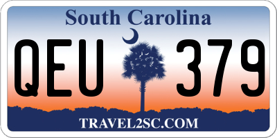 SC license plate QEU379