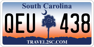 SC license plate QEU438