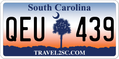 SC license plate QEU439