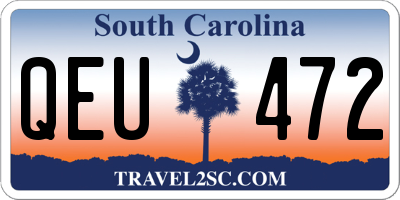 SC license plate QEU472