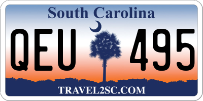 SC license plate QEU495