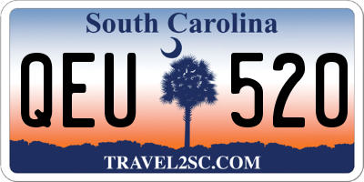 SC license plate QEU520