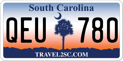 SC license plate QEU780