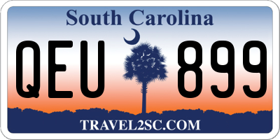 SC license plate QEU899