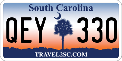 SC license plate QEY330