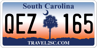 SC license plate QEZ165