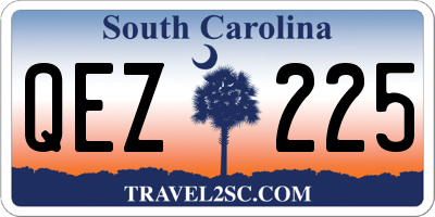 SC license plate QEZ225