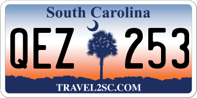 SC license plate QEZ253