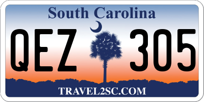 SC license plate QEZ305