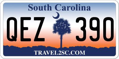 SC license plate QEZ390