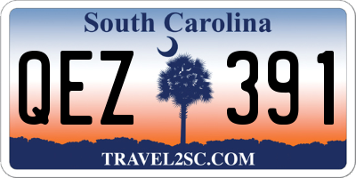 SC license plate QEZ391