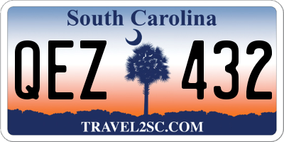 SC license plate QEZ432
