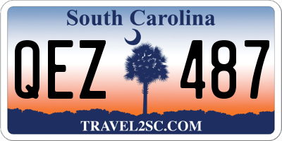 SC license plate QEZ487