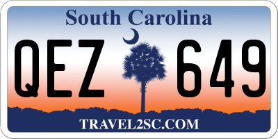 SC license plate QEZ649