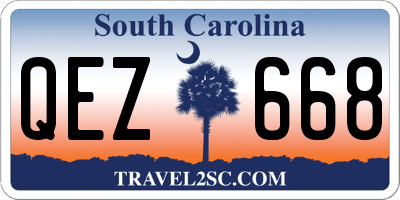 SC license plate QEZ668