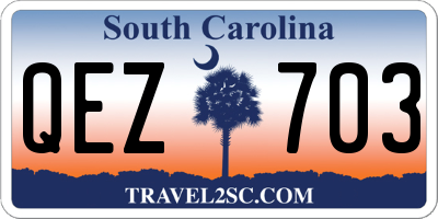 SC license plate QEZ703