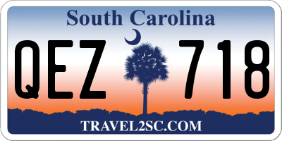 SC license plate QEZ718