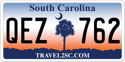 SC license plate QEZ762