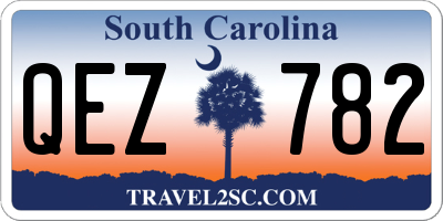 SC license plate QEZ782
