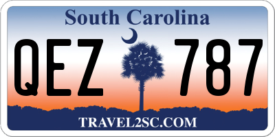 SC license plate QEZ787